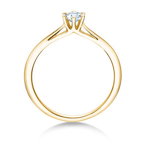 Anello di Fidanzamento Heaven 6 in 14K oro giallo con diamante 0,25ct G/SI