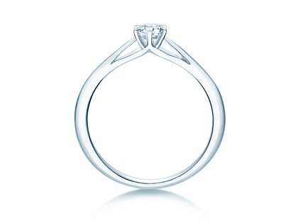 Anello di Fidanzamento Heaven 6 in 18K oro bianco con diamante 0,30ct G/SI