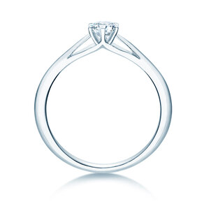Anello di Fidanzamento Heaven 6 in 18K oro bianco con diamante 0,30ct G/SI