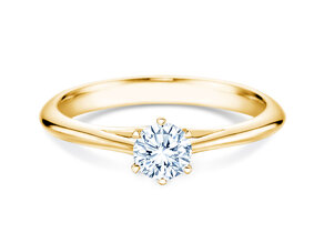 Anello di Fidanzamento Heaven 6 in 18K oro giallo con diamante 0,30ct H/SI