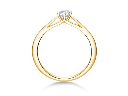 Anello di Fidanzamento Heaven 6 in 18K oro giallo con diamante 0,30ct H/SI