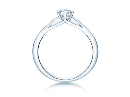 Anello di Fidanzamento Heaven 6 in platino 950/- con diamante 0,40ct G/SI