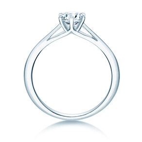 Anello di Fidanzamento Heaven 6 in 18K oro bianco con diamante 0,50ct D/IF