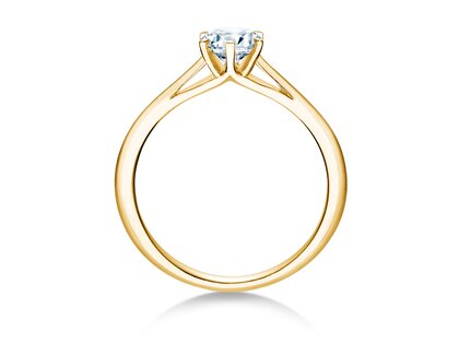 Anello di Fidanzamento Heaven 6 in 9K oro giallo con diamante 0,50ct H/SI