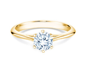 Anello di Fidanzamento Heaven 6 in 9K oro giallo con diamante 0,75ct G/SI