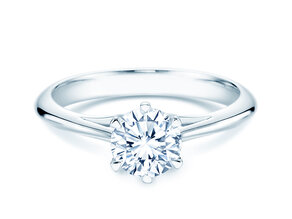 Anello di Fidanzamento Heaven 6 in 14K oro bianco con diamante 1,25ct H/SI