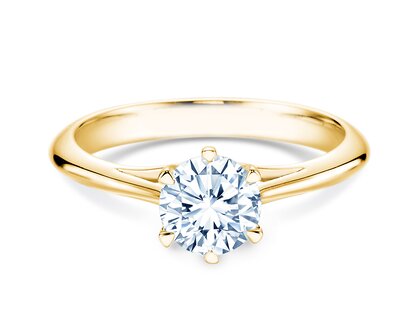 Anello di Fidanzamento Heaven 6 in 9K oro giallo con diamante 2,50ct G/SI