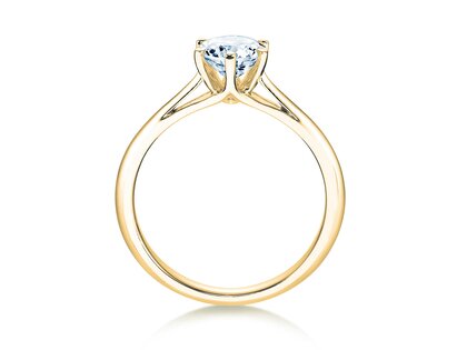 Anello di Fidanzamento Heaven 6 in 14K oro giallo con diamante da laboratorio 1,00ct E/VS