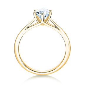 Anello di Fidanzamento Heaven 6 in 14K oro giallo con diamante da laboratorio 1,00ct E/VS