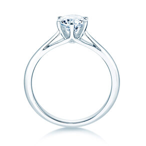 Anello di Fidanzamento Heaven 6 in 14K oro bianco con diamante da laboratorio 1,00ct E/VS