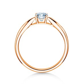 Anello di Fidanzamento Joy in 14K oro rosa con diamante 0,50ct H/SI