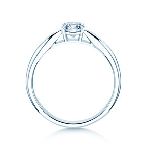 Anello di Fidanzamento Joy in 14K oro bianco con diamante 0,50ct G/VS