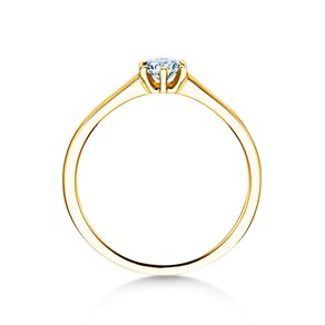 Anello di Fidanzamento Madison in 14K oro giallo con diamante 0,15ct H/SI