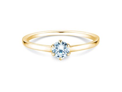 Anello di Fidanzamento Madison in 18K oro giallo con diamante 0,25ct G/SI
