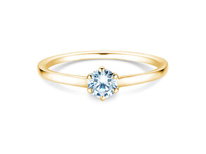 Anello di Fidanzamento Madison in 18K oro giallo con diamante 0,25ct G/SI