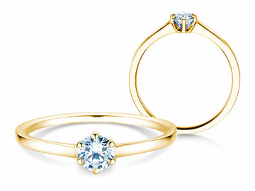 Anello di Fidanzamento Madison in 14K oro bianco con diamante 0,25ct H/SI