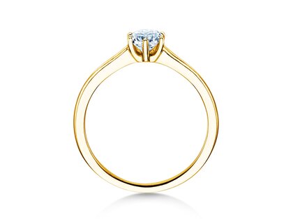 Anello di Fidanzamento Madison in 14K oro giallo con diamante 0,50ct G/SI