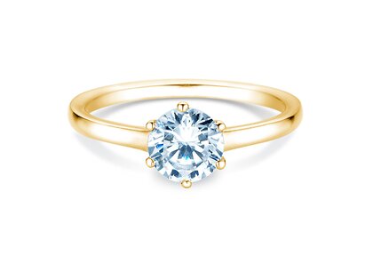 Anello di Fidanzamento Madison in 9K oro giallo con diamante 1,00ct H/SI