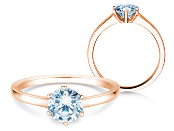 Anello di Fidanzamento Madison in 9K oro bianco con diamante 1,00ct H/SI