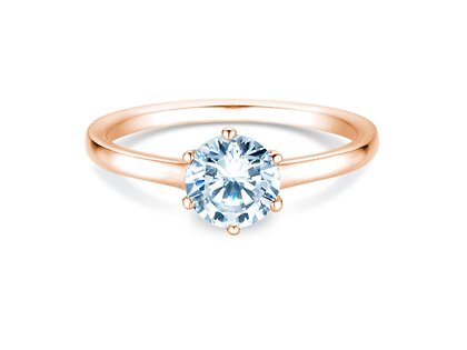 Anello di Fidanzamento Madison in 14K oro rosa con diamante 1,00ct H/SI