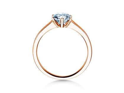 Anello di Fidanzamento Madison in 14K oro rosa con diamante 1,00ct H/SI