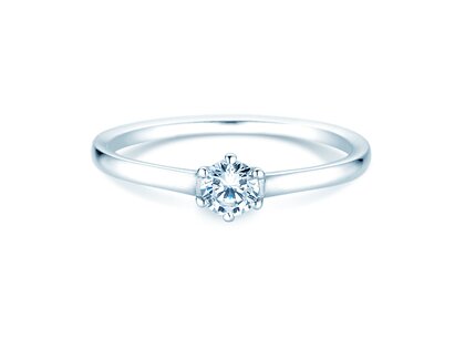 Anello di Fidanzamento Madison in argento 925/- con diamante 0,15ct H/SI
