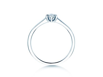 Anello di Fidanzamento Madison in argento 925/- con diamante 0,15ct H/SI