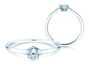 Anello di Fidanzamento Madison in 18K oro bianco con diamante 0,25ct G/SI