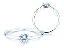 Anello di Fidanzamento Madison in 18K oro bianco con diamante 0,25ct G/SI