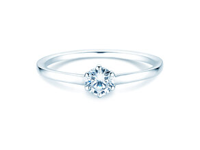Anello di Fidanzamento Madison in 18K oro bianco con diamante 0,25ct G/SI