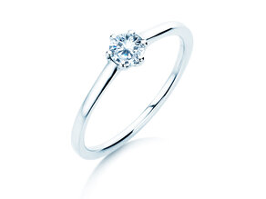 Anello di Fidanzamento Madison in 18K oro bianco con diamante 0,25ct G/SI