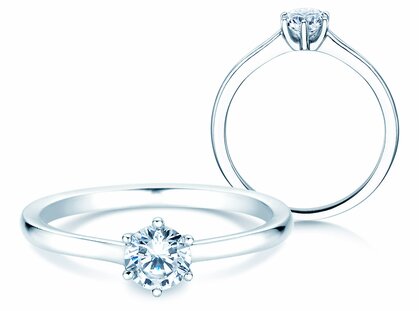 Anello di Fidanzamento Madison in 14K oro bianco con diamante 0,50ct