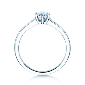 Anello di Fidanzamento Madison in 9K oro bianco con diamante 0,50ct G/SI