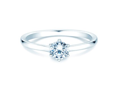 Anello di Fidanzamento Madison in 9K oro bianco con diamante 0,50ct G/SI