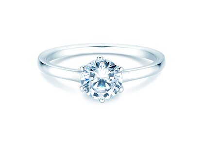 Anello di Fidanzamento Madison in 9K oro bianco con diamante 1,00ct H/SI