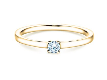 Anello di Fidanzamento Modern Petite in oro giallo