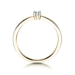 Anello di Fidanzamento Modern Petite in oro giallo