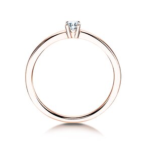 Anello di Fidanzamento Modern Petite in oro rosa