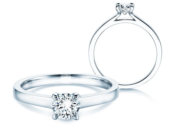 Anello di Fidanzamento Modern in platino