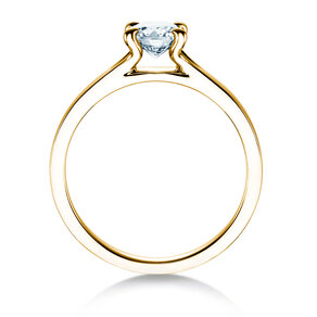 Anello di Fidanzamento Modern in 18K oro giallo con diamante 0,75ct D/IF