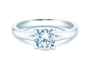 Anello di Fidanzamento Modern in 18K oro bianco con diamante 1,50ct G/IF