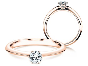 Anello di Fidanzamento The One in oro rosa