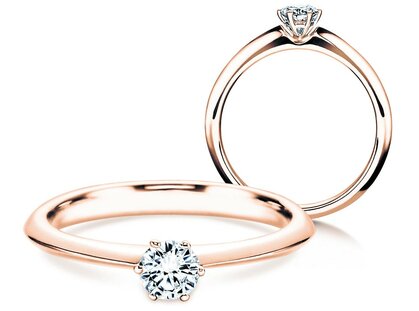 Anello di Fidanzamento The One in oro rosa