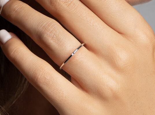 Anello di Fidanzamento Promise Petite in platino
