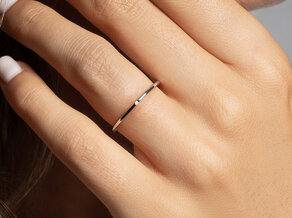 Anello di Fidanzamento Promise Petite in 9K oro bianco con diamante 0,005ct G/SI