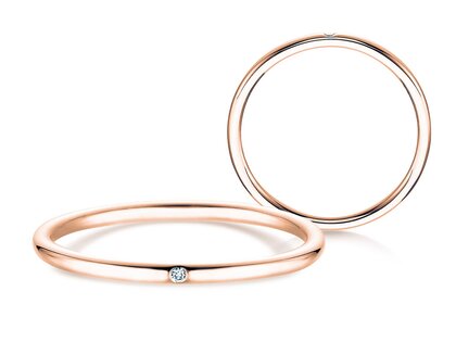 Anello di Fidanzamento Promise Petite in oro rosa