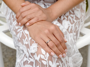 Anello di Fidanzamento Promise Petite in oro rosa