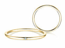 Anello di Fidanzamento Promise Petite in 14K oro giallo con diamante 0,005ct G/SI