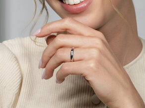 Anello di Fidanzamento Promise in argento 925/- con diamante 0,05ct H/SI