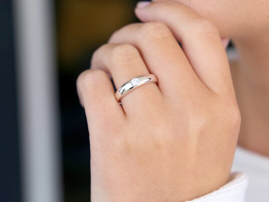 Anello di Fidanzamento Promise in platino